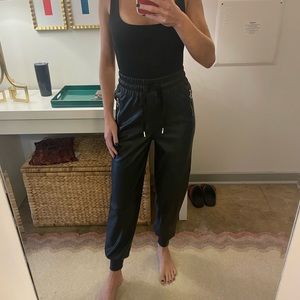 Generation Love faux leather joggers